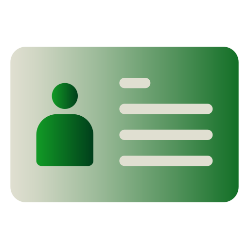 Identity card free icon