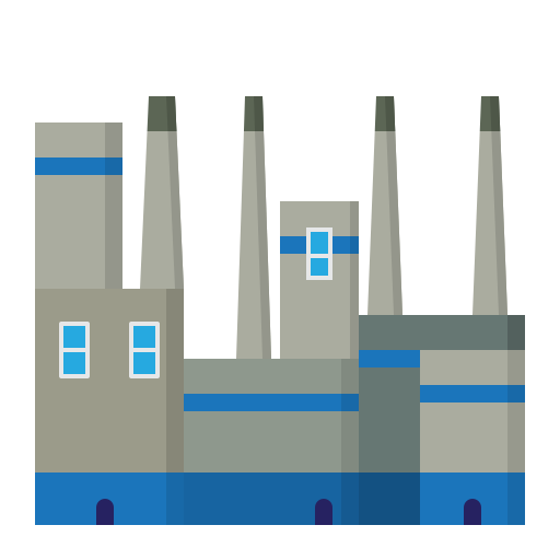 Factory Generic Flat Icon