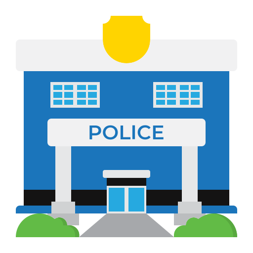 Полицейский участок бесплатно иконка