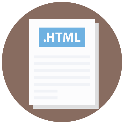 archivo html icono gratis