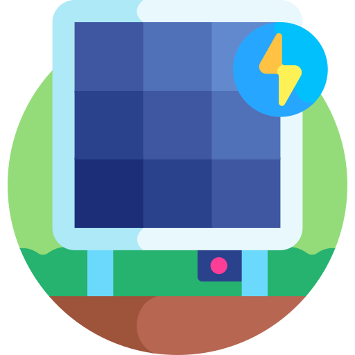 painel solar grátis ícone