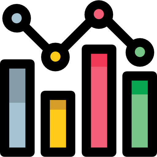 Analytics Prosymbols Lineal Color icon