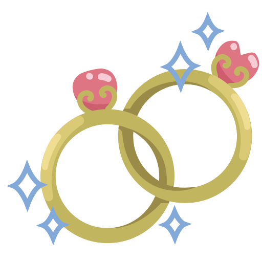 Wedding Ring Stickers PNG
