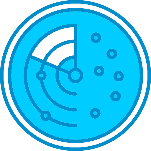 radar grátis ícone