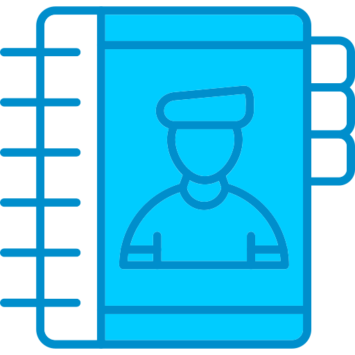 연락처 책 무료 아이콘