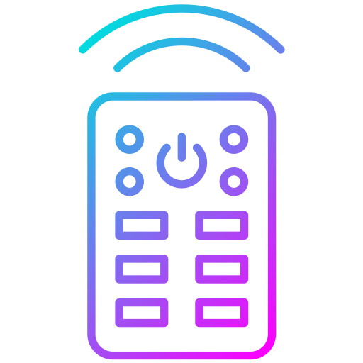 Remote Control Generic Gradient Icon