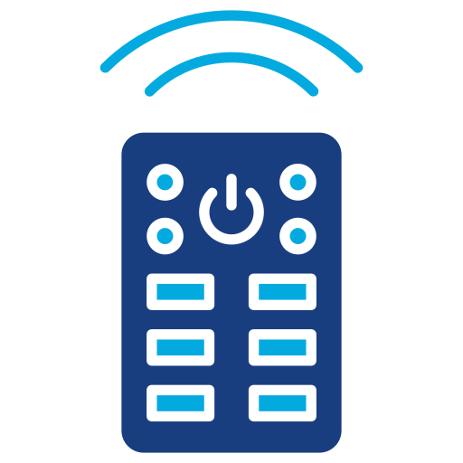 Remote control Generic Blue icon