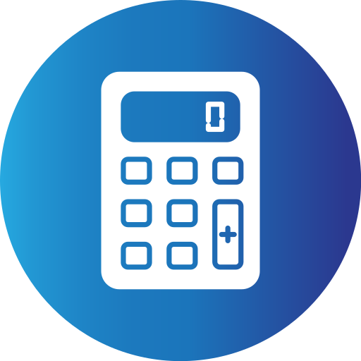 Calculator Generic Blue icon