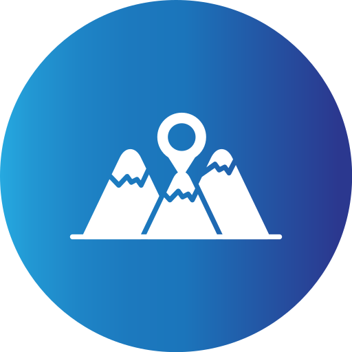 Mountain Generic Blue icon