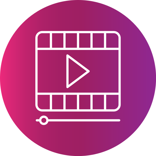 Video Generic Flat Gradient icon