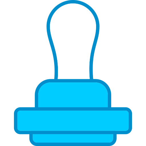 estampilla icono gratis