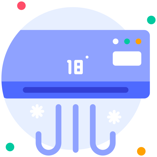 aire acondicionado icono gratis