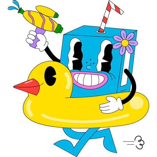 Pool party free sticker Pool party free sticker