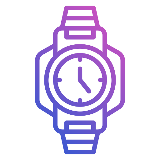 reloj de mano icono gratis