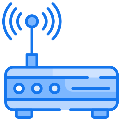 Modem Generic Blue icon