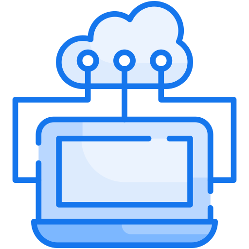 computación en la nube icono gratis