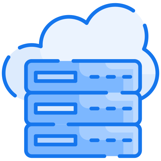 alojamiento en la nube icono gratis