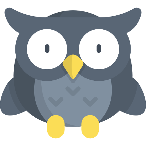 Owl Kawaii Flat Icon