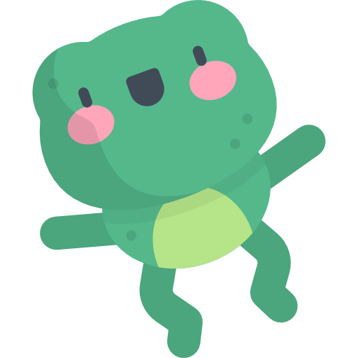 Frog Kawaii Flat Icon