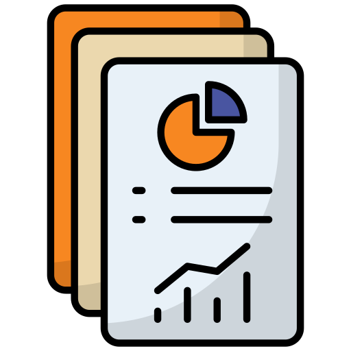 Business report Generic Outline Color icon