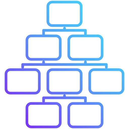 diagrama de flujo icono gratis