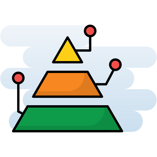 Gráfico Piramidal Iconos Gratis De Negocios Y Finanzas 