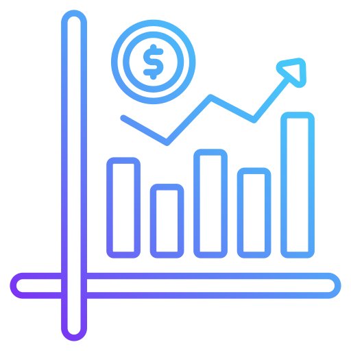 gráfico de crecimiento icono gratis