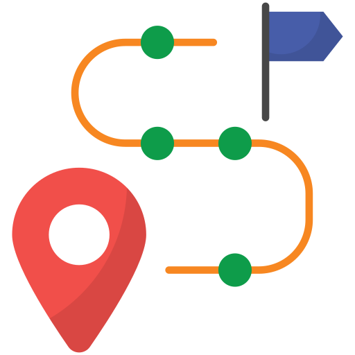 Route - Free maps and location icons