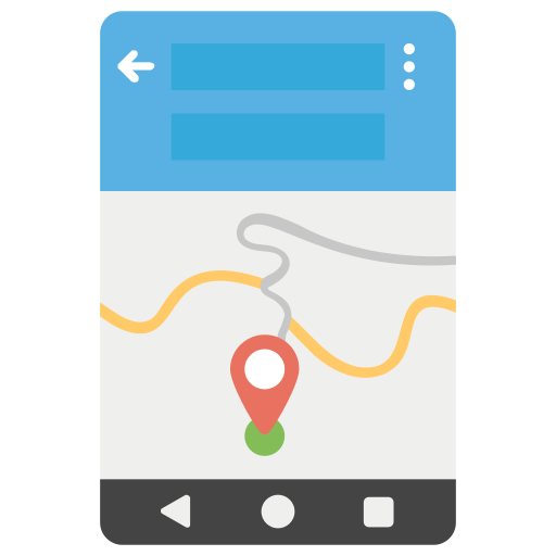 navegador gps icono gratis