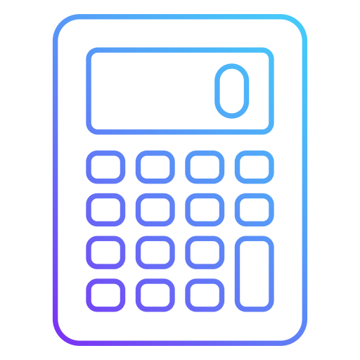 Calculator Generic Gradient icon