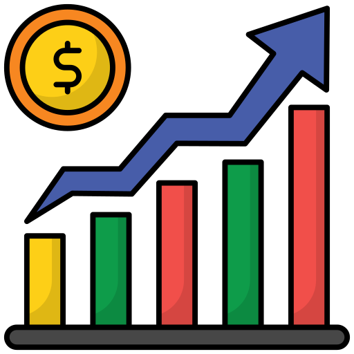 Growth Generic Outline Color icon