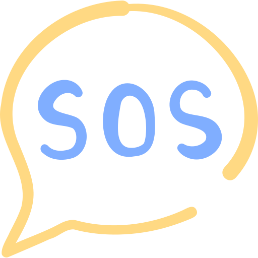 llamada de socorro icono gratis