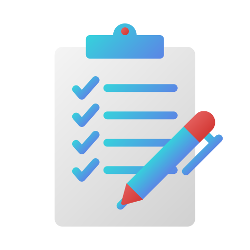 Evaluation Generic Flat Gradient icon