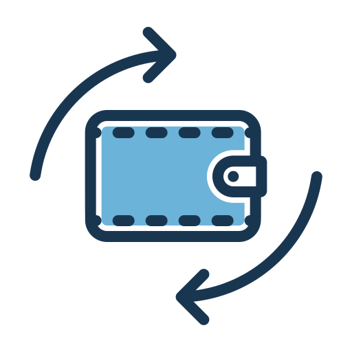 Transaction free icon