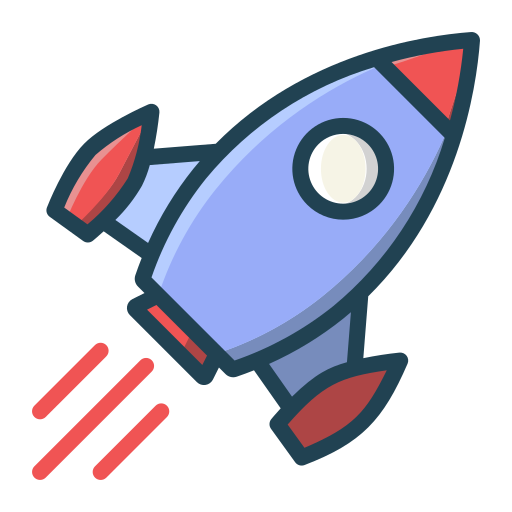 Rocket launch Generic Outline Color icon