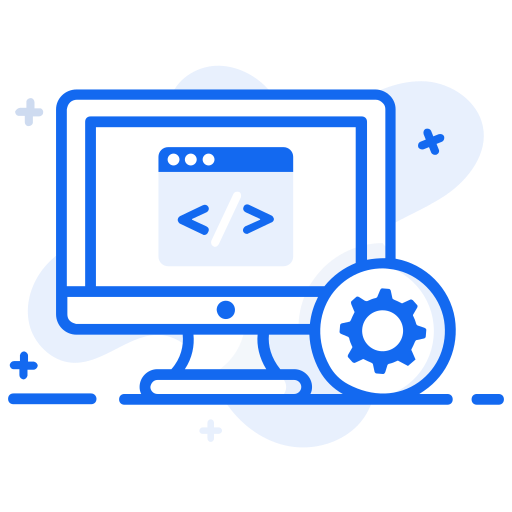 Web development Generic Blue icon