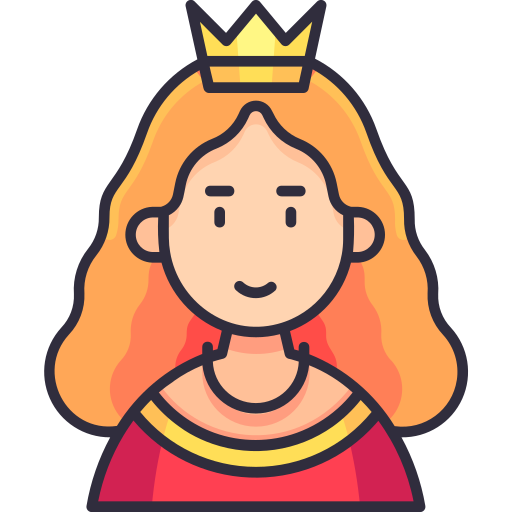 Princess Generic Outline Color icon