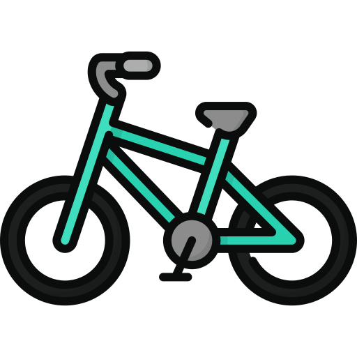 Bicycle Generic Outline Color icon