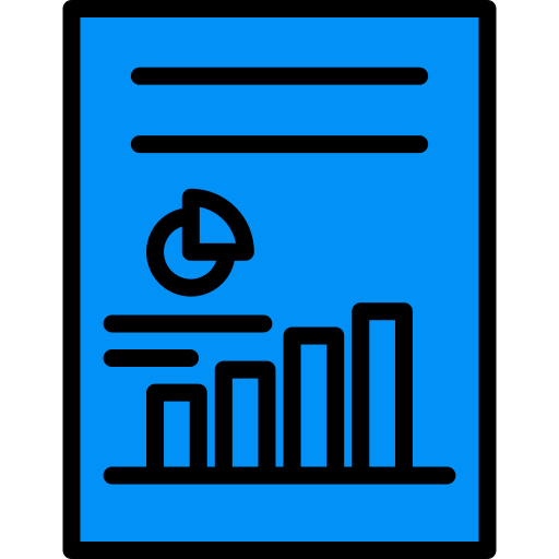 Analytics Generic Outline Color Icon