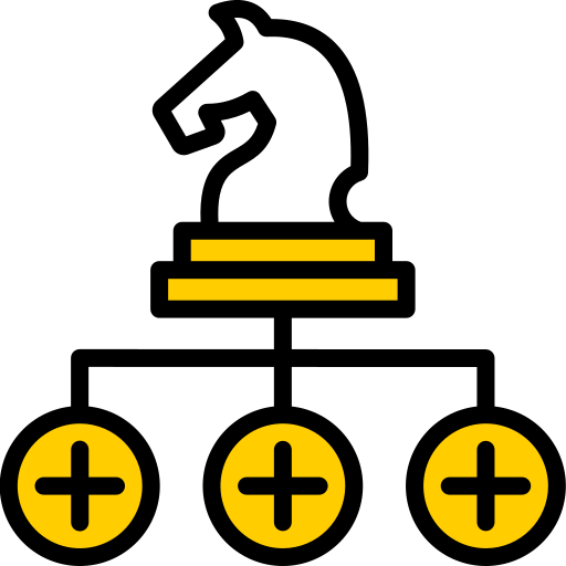 estrategia de negocios icono gratis