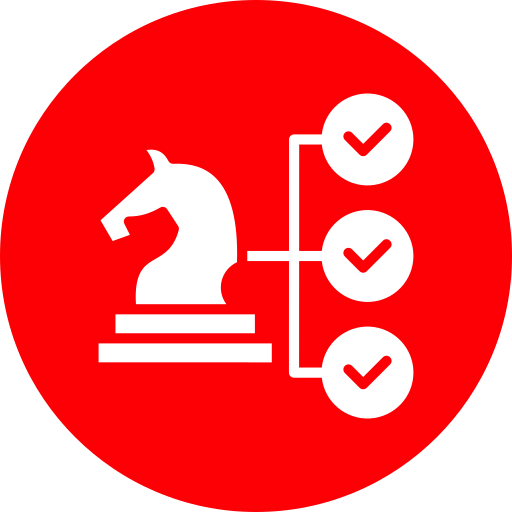 estrategia de negocios icono gratis