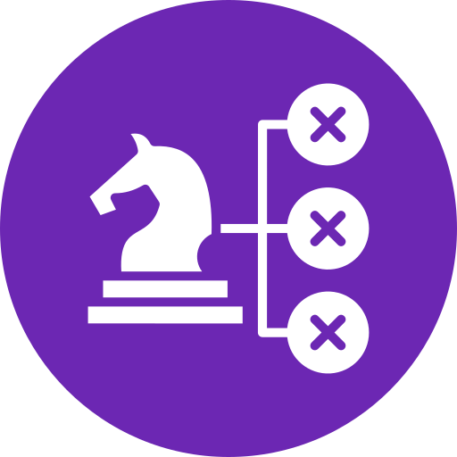 estrategia de negocios icono gratis