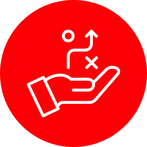 estrategia de negocios icono gratis