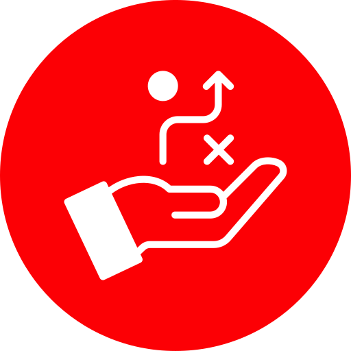 estrategia de negocios icono gratis