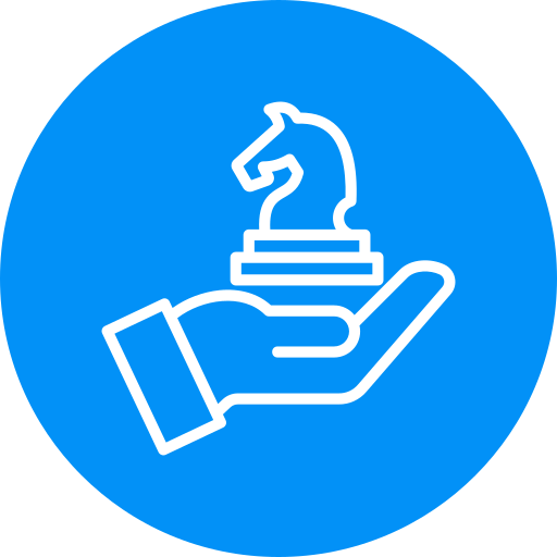 estrategia de negocios icono gratis