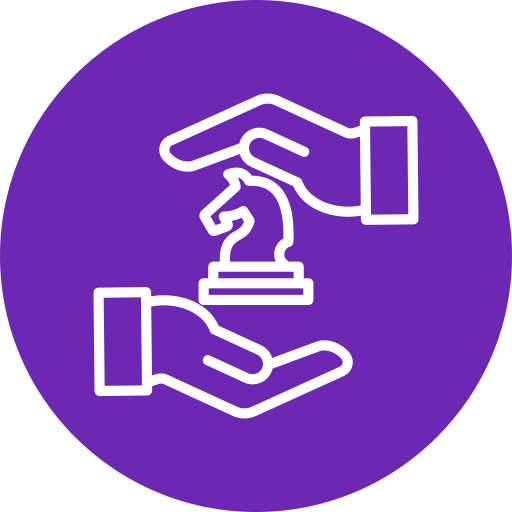 estrategia de negocios icono gratis