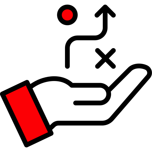 estrategia de negocios icono gratis