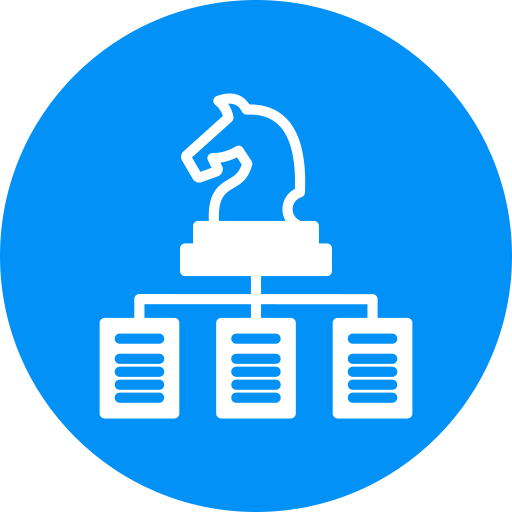 estrategia de negocios icono gratis