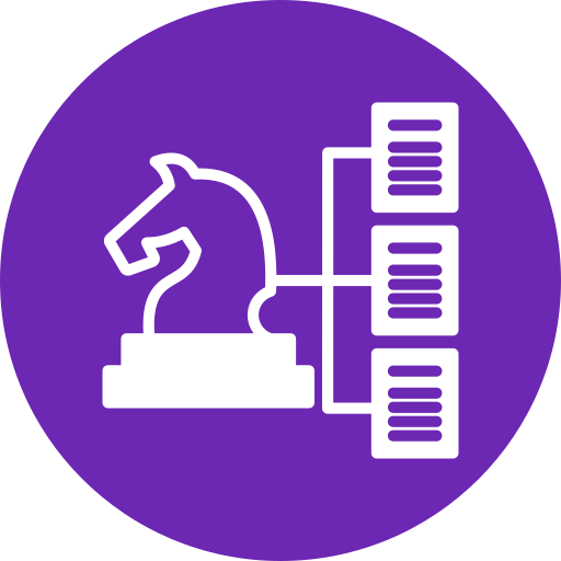 estrategia de negocios icono gratis