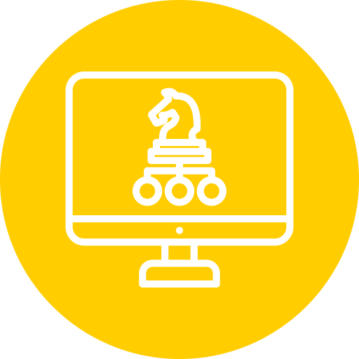 estrategia de negocios icono gratis